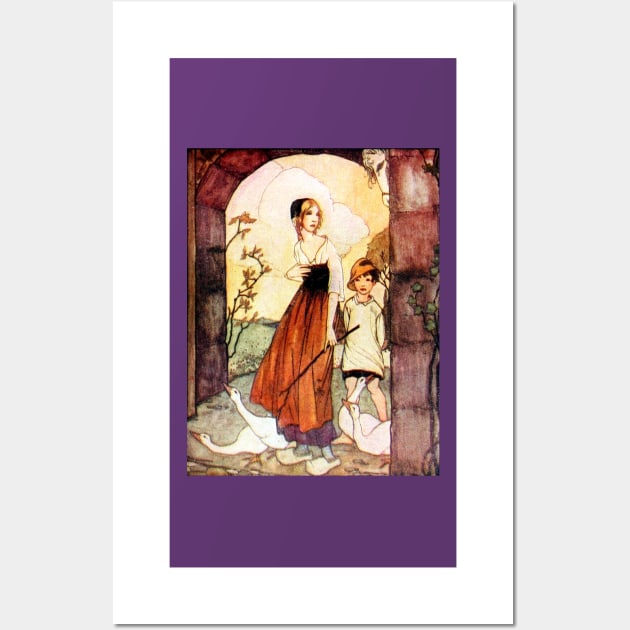 The Goose Girl - Rie Cramer Wall Art by forgottenbeauty